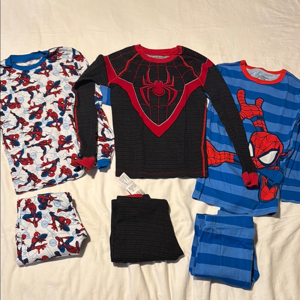 Spider-Man Kids Pajamas 3 Sets